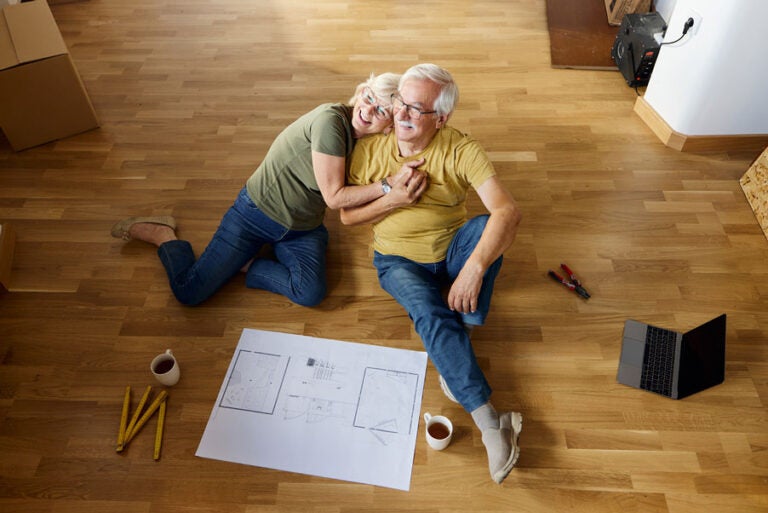 A couple who have taken a HomeSafe Second rather than a HELOC to do some home upgrades.